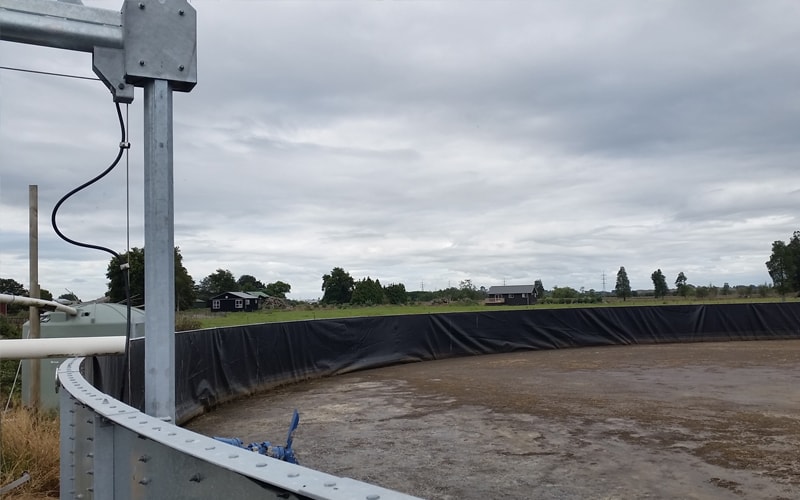 Tasman Tank and Over the wall Lifting Frame of the Yardmaster Submersible Stirrer