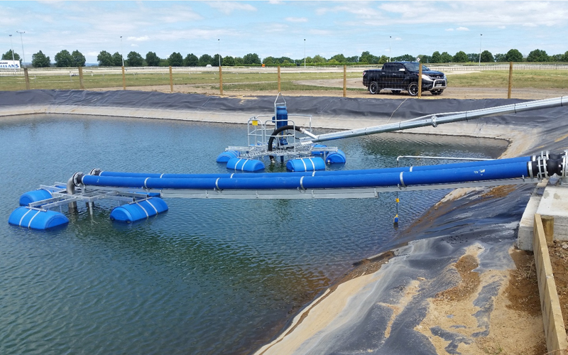 Matamata Race Course - Water transfer from pond for race track irrigation.